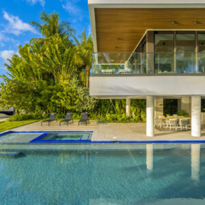 new elevated home rises to the occasion in miami beach
