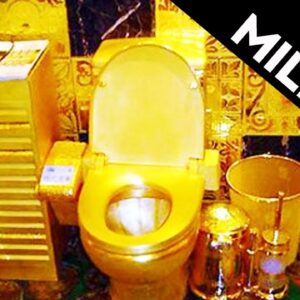 Golden Toilet Worth $5 Million Dollars #shorts