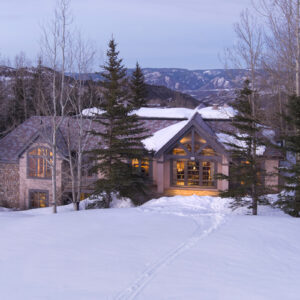 inside an exclusive snowmass estate thats a peak classic