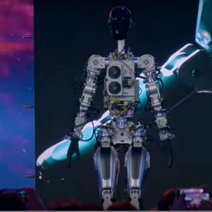 elon musk just debuted teslas first humanoid robot a fundamental transformation for civilization as we know it