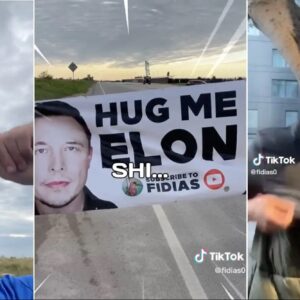 a youtuber has camped outside elon musks offices for 47 days to try and convince the twitter ceo to hug him