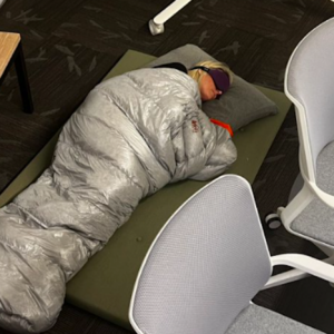 the woman photographed in a sleeping bag at twitter hq is now one of the companys most influential leaders
