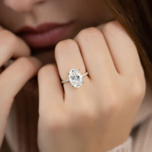 top 5 best sellers oval shaped engagement rings