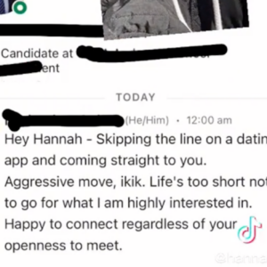 is linkedin a dating app woman goes viral after man slides into her linkedin dms