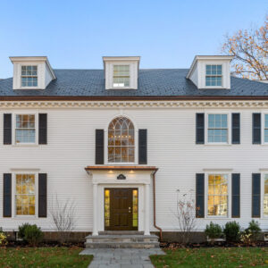 restored brookline jewel fuses federal architecture with open concept
