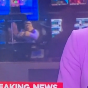 someone was bored man caught watching shrek at his desk computer during live news broadcast