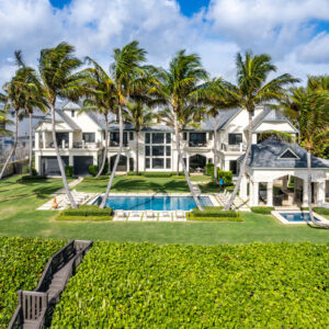 modern french eclectic estate dazzles as highland beachs largest oceanfront lot