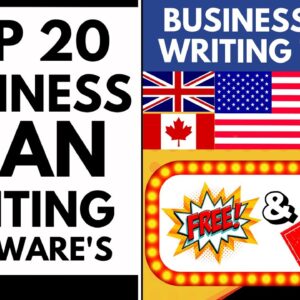 20 Business Plan Software's to Write a Business Plan Step by Step #businessplan