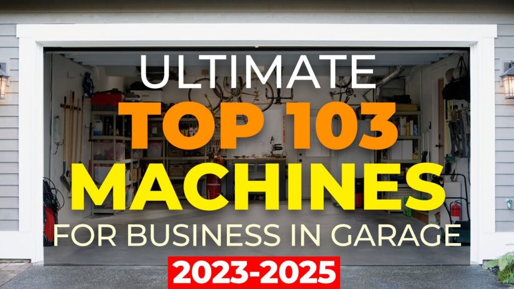 20 Machines for Small Business: Profitable Ideas for Your Garage in 2023! Benefits and Considerations