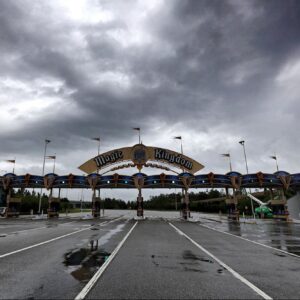disney world remained open during hurricane idalia video shows patrons enjoying the park despite severe weather